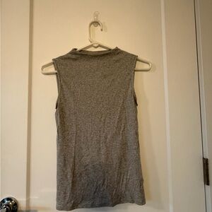 Everlane Gray Funnel Neck Tank
